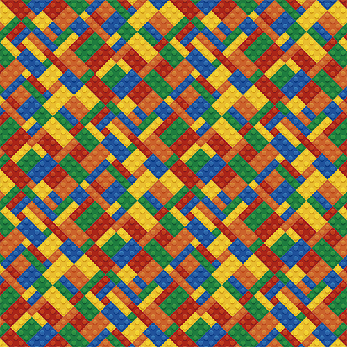 Adesivo Papel de Parede - Lego 